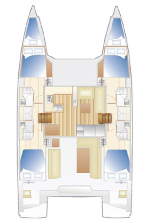 Location Catamaran Nautitech avec permis