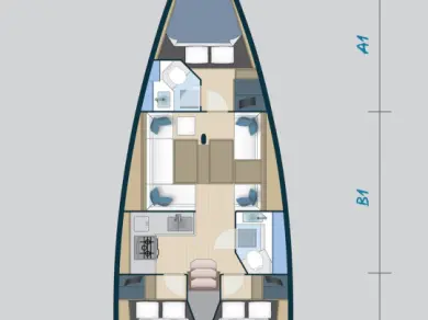 Location bateau Trogir pas cher More 40