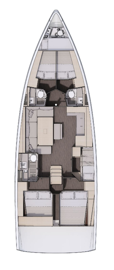 Location bateau Dufour Dufour 470 à Agropoli sur Samboat