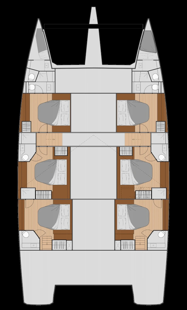 Fountaine Pajot Fountaine Pajot Samana 59 - 6 + 2 cab a louer à Procida