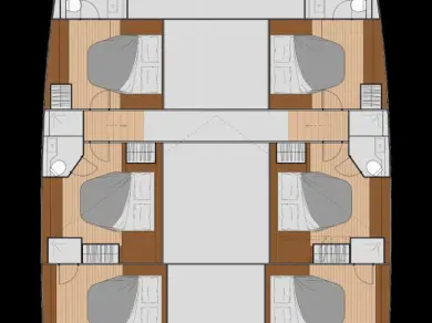 Fountaine Pajot Fountaine Pajot Samana 59 - 6 + 2 cab a louer à Procida