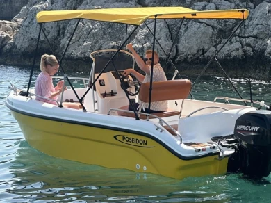 Poseidon Bluewater 480 charter bareboat or skippered in  Faliraki