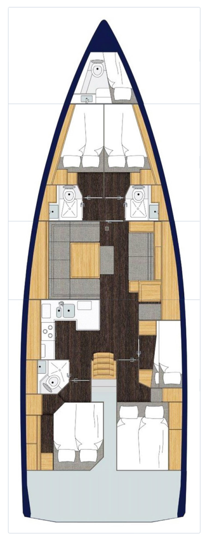 Bavaria Cruiser 50 a louer à Kaštela