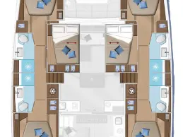 Louer Catamaran avec ou sans skipper Lagoon à Lefkáda