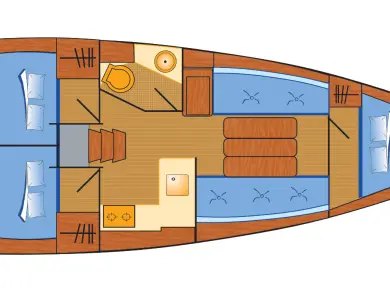 Location Voilier à Biograd na Moru - Jeanneau Sun Odyssey 349