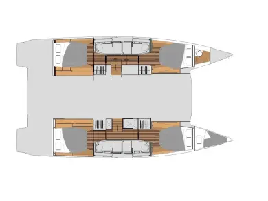 Location à Seget Donji - Fountaine Pajot Elba 45 sur SamBoat