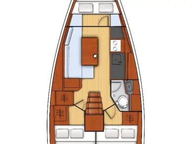 Bénéteau Oceanis 35 a louer à Split