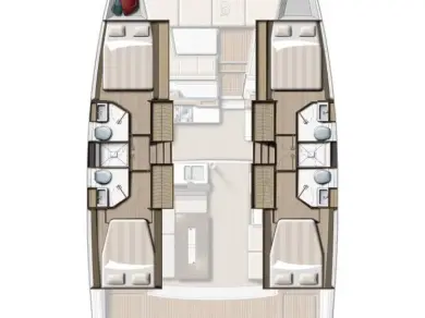 Location Catamaran à Pirovac - Bali Bali 4.2