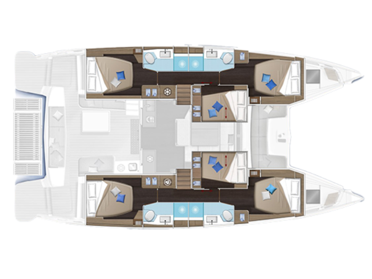 Location Catamaran Lagoon avec permis