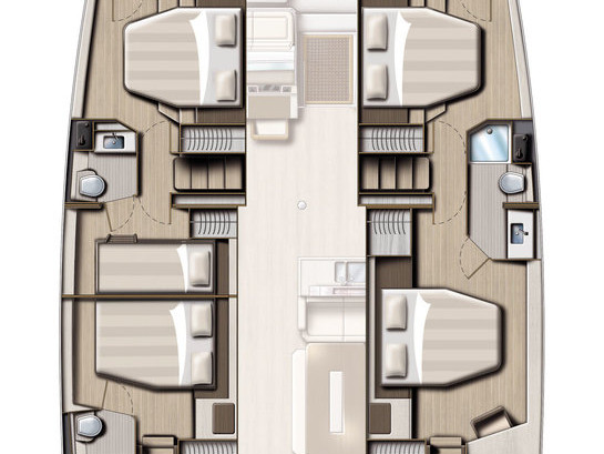Location bateau Marsh Harbour pas cher Bali 4.8