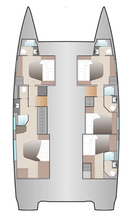 Location Catamaran Fountaine Pajot avec permis