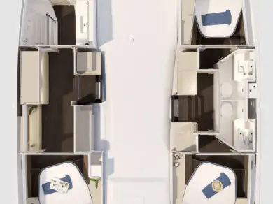 Location à Road Town - Fountaine Pajot Fountaine Pajot FP 41 Maesto 3  sur SamBoat