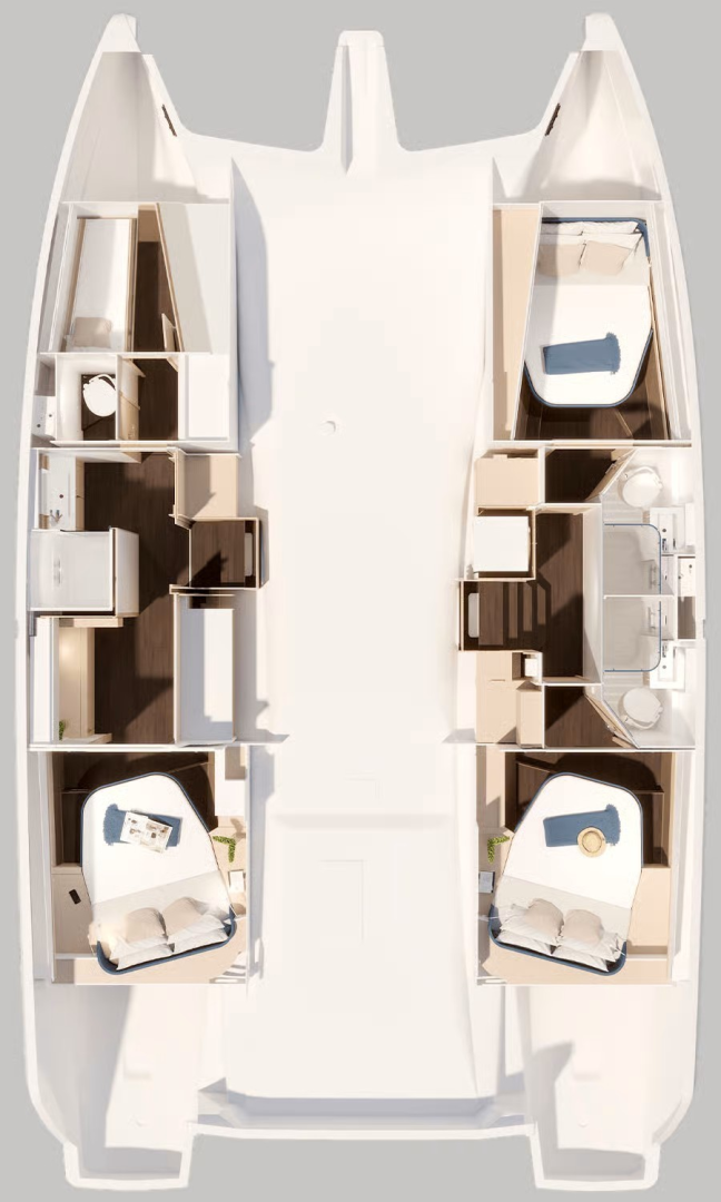 Location Catamaran à Frenchtown - Fountaine Pajot Fountaine Pajot FP 44 Maestro - 3 cab.