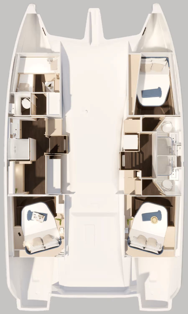 Location bateau Fountaine Pajot Fountaine Pajot FP 44 Maestro - 3 cab. à Road Town sur Samboat