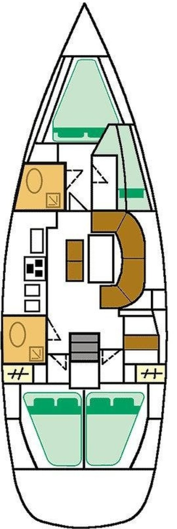 Bénéteau Oceanis 411 Clipper a louer à Dème de Vólos