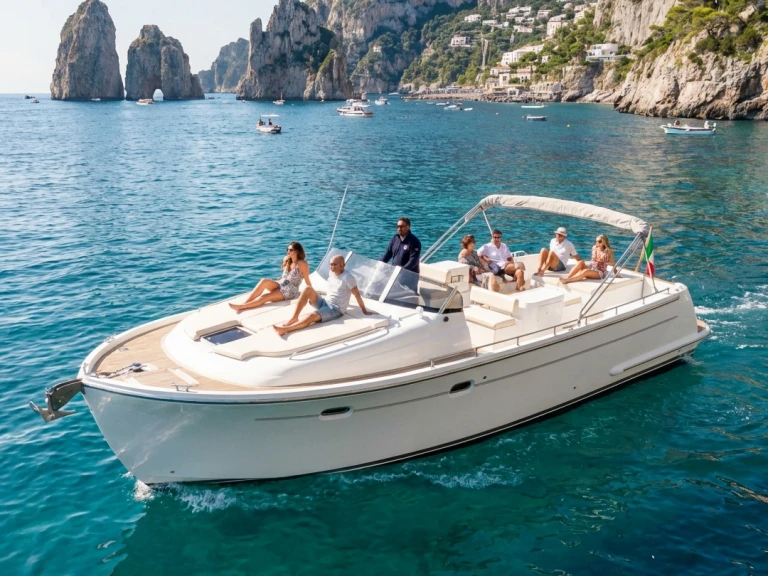 Bateau à moteur à louer à Positano au meilleur prix