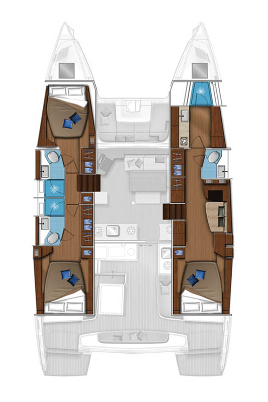 Location Catamaran à Marsh Harbour - Lagoon Lagoon 46