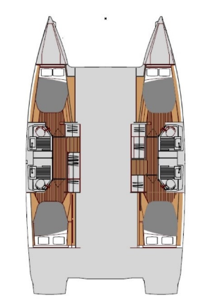 Location Catamaran à Seget Donji - Fountaine Pajot Astrea 42