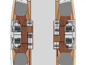 Location Catamaran à Seget Donji - Fountaine Pajot Astrea 42