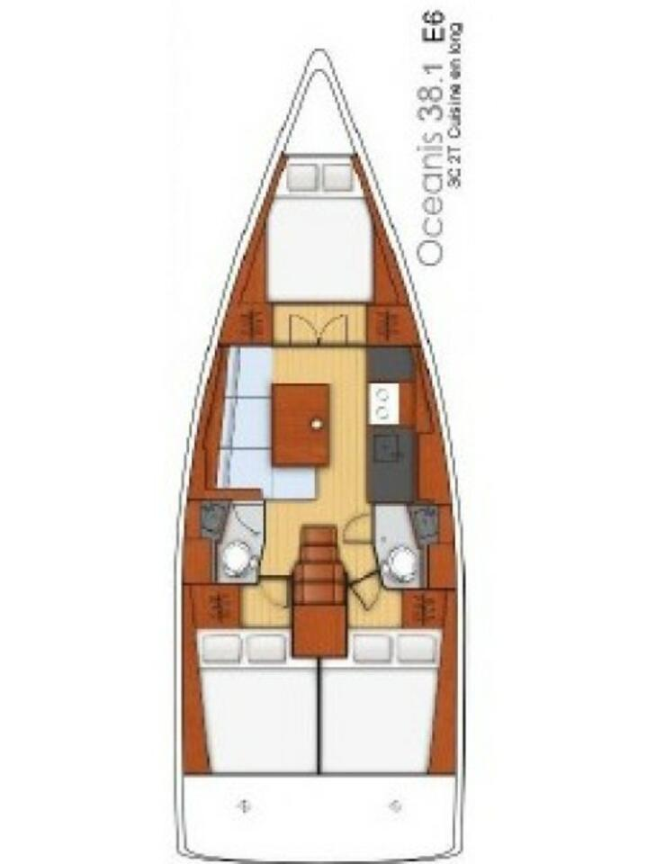 Location bateau Bénéteau Oceanis 38.1 à Pula sur Samboat