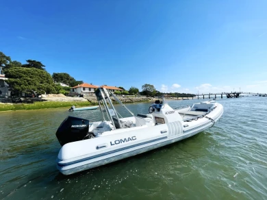 Verhuur RIB Lomac met vaarbewijs
