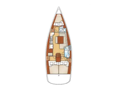 Bénéteau Oceanis 40 a louer à Éleusis