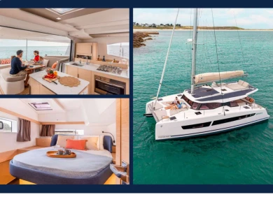 Verhuur Catamaran in Heraklion Municipality - Fountaine Pajot 41