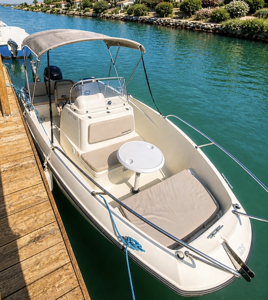Quicksilver Activ 555 Open a louer à Port-Camargue