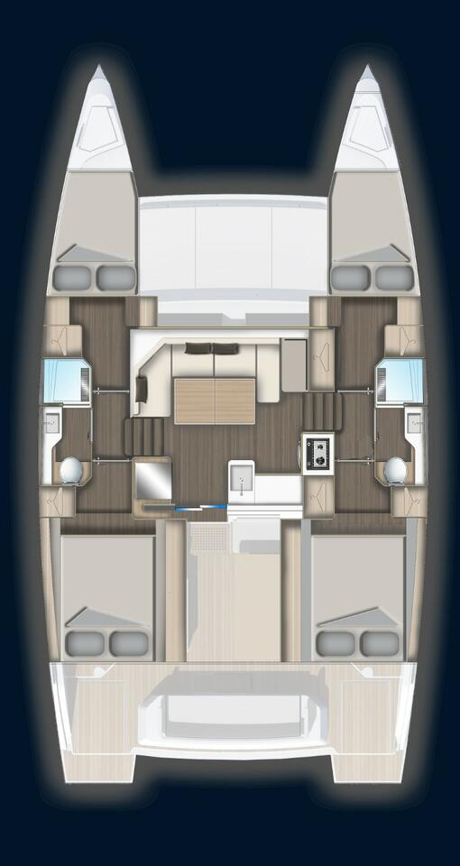 Location Catamaran Aventura avec permis
