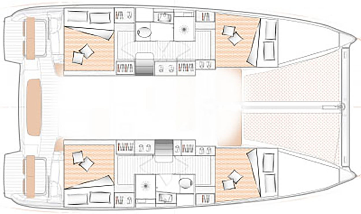 Catamaran à louer à Gouviá au meilleur prix