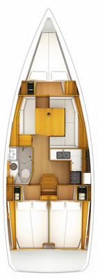 Location à Propriano - Jeanneau Sun Odyssey 389 sur SamBoat