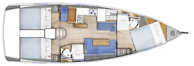 Location Voilier à Bormes-les-Mimosas - Jeanneau Sun Odyssey 410