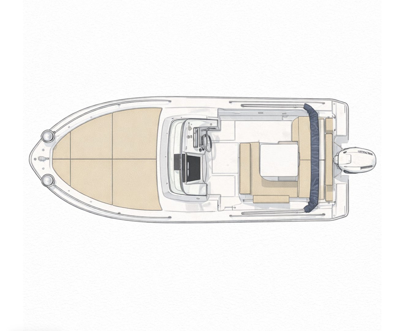 Bateau à moteur à louer à San Antonio Port au meilleur prix