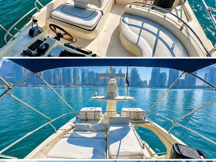 Bateau à moteur à louer à Dubai Marina au meilleur prix