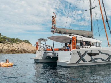 Bareboat Rental Catamaran Excess with a boat licence