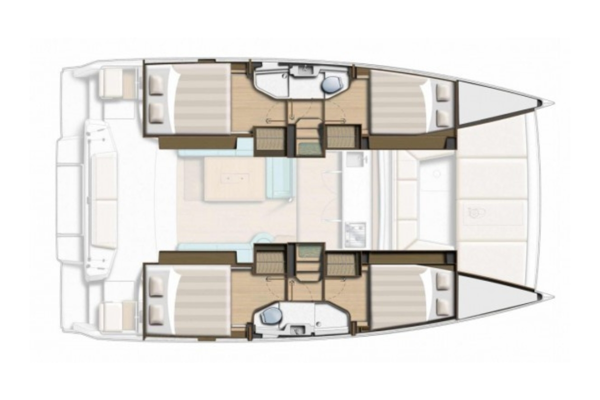 Location bateau Bali Bali Catsmart à Biograd na Moru sur Samboat