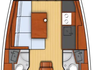 Location bateau Bénéteau Oceanis 38.1 à Seget Donji sur Samboat
