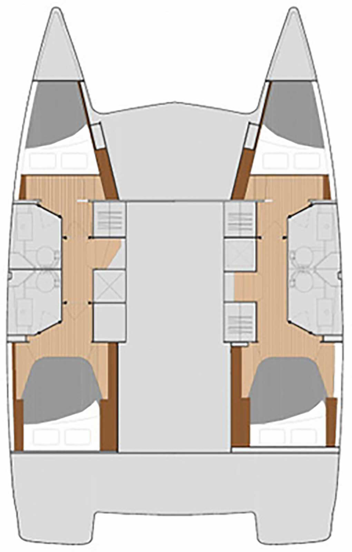 Location Catamaran à Gouviá - Fountaine Pajot Lucia 40