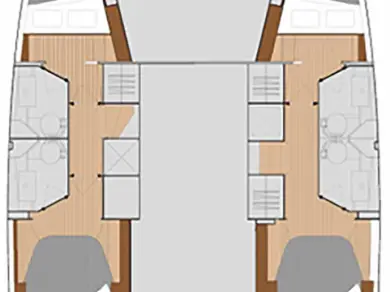 Location Catamaran à Gouviá - Fountaine Pajot Lucia 40