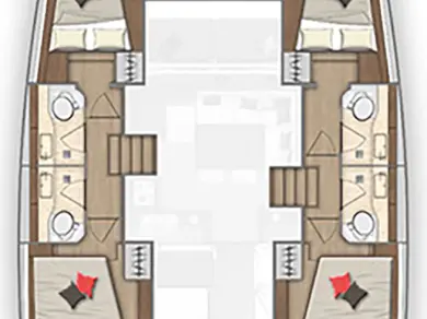 Location bateau Gouviá pas cher Lagoon 40
