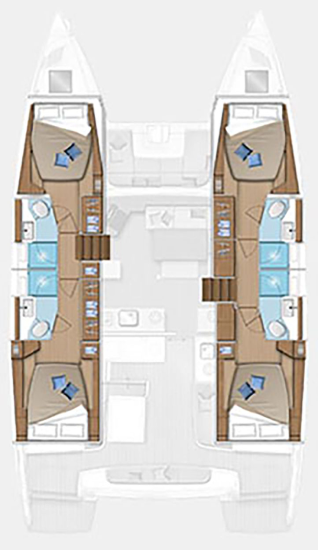 Lagoon Lagoon 46 a louer à Álimos