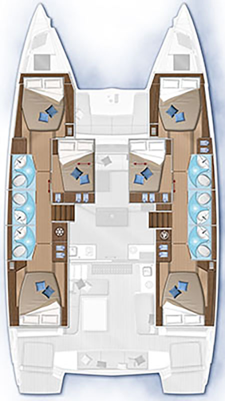Location Catamaran à Álimos - Lagoon Lagoon 50