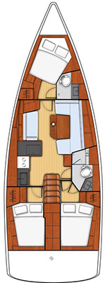 Location Voilier à Lefkáda - Bénéteau Oceanis 41.1