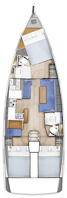 Location Voilier à Bormes-les-Mimosas - Jeanneau Sun Odyssey 410