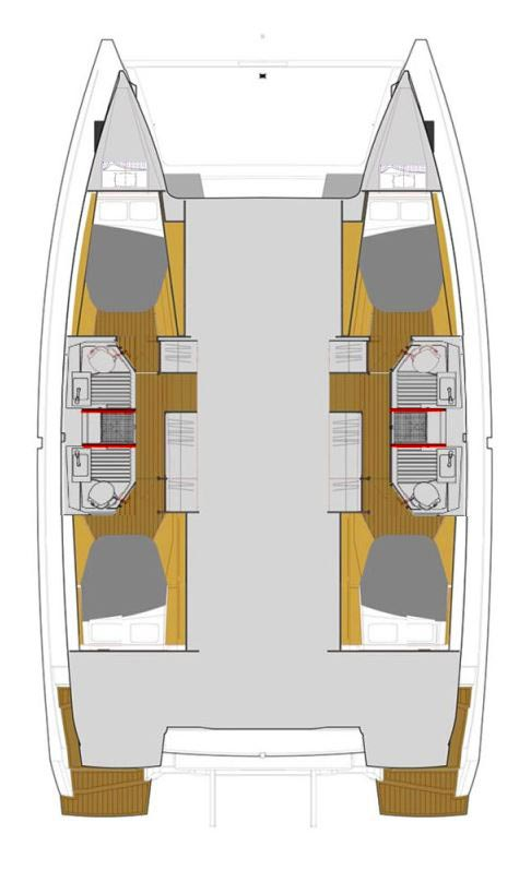 Location bateau Fountaine Pajot Astrea 42 à Trogir sur Samboat