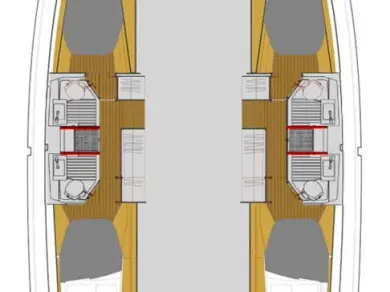 Location bateau Fountaine Pajot Astrea 42 à Trogir sur Samboat