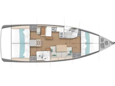 Jeanneau Sun Odyssey 440 a louer à Égée-Septentrionale