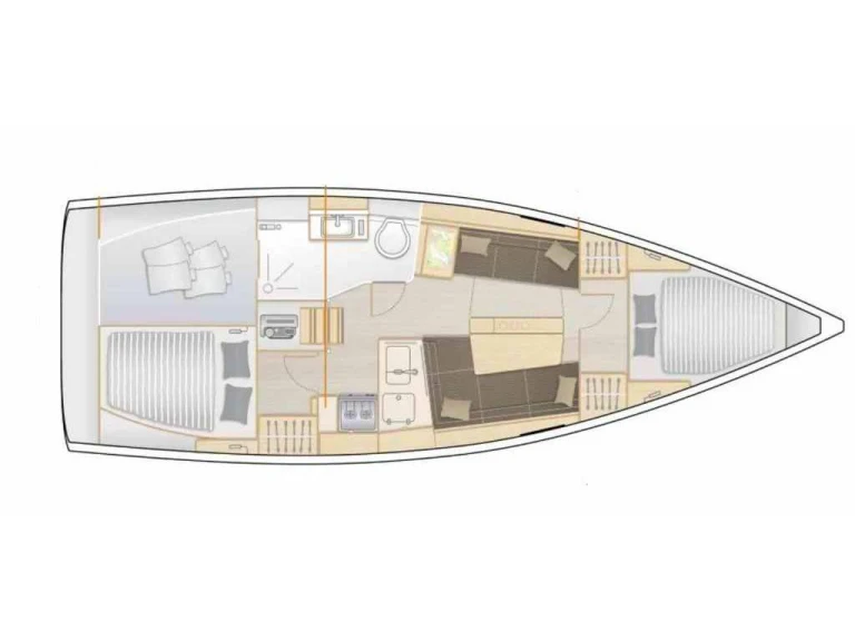 Location à Cogolin - Hanse Hanse 348 sur SamBoat