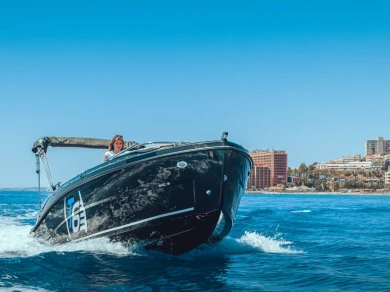 FEMIS AQUA 615 T6 charter bareboat or skippered in  Puerto Marina Benalmadena