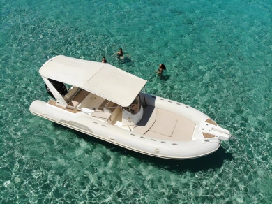 Capelli Tempest 770 S charter bareboat or captained in  Portocolom